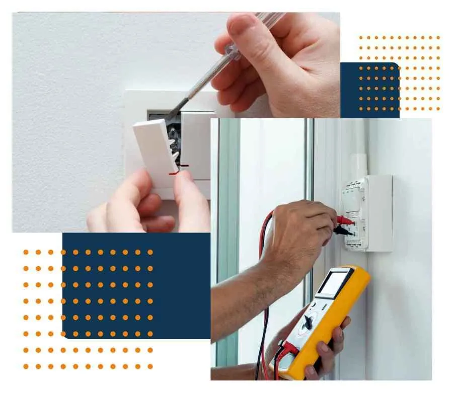 eletricista manutenção elétricas em tomadas
